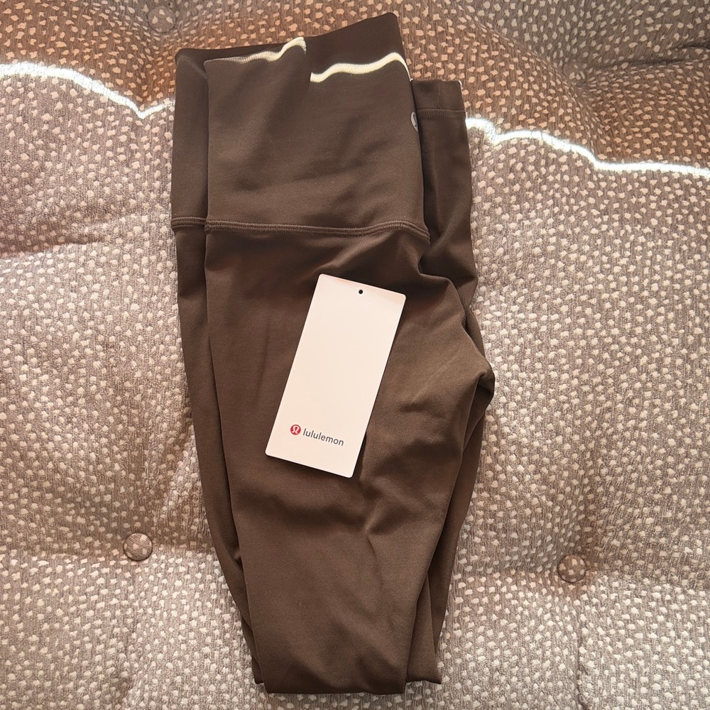 lululemon Brown High-Rise Athletic Leggings